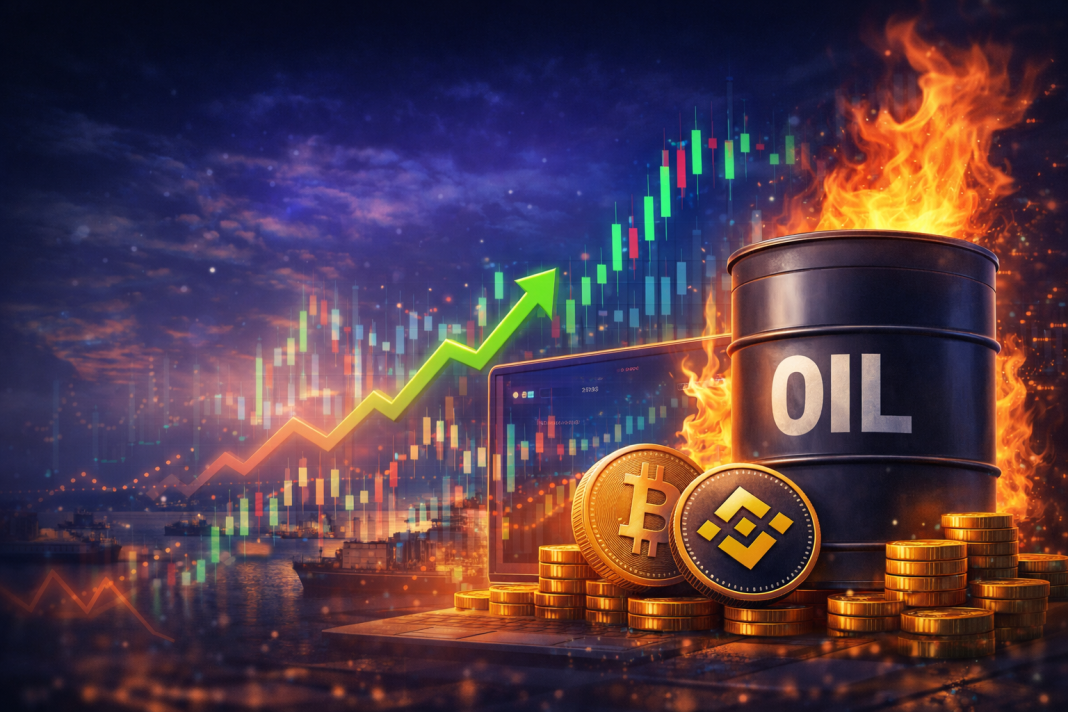 Pétrole en pleine flambée : les traders crypto se ruent-ils sur une nouvelle opportunité haussière ?