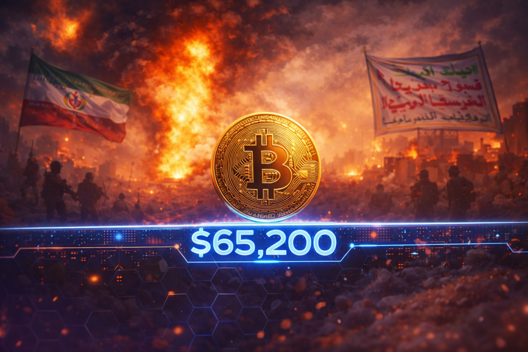 Bitcoin résiste à la guerre : le seuil des 65 200 $ s’impose comme plancher géopolitique